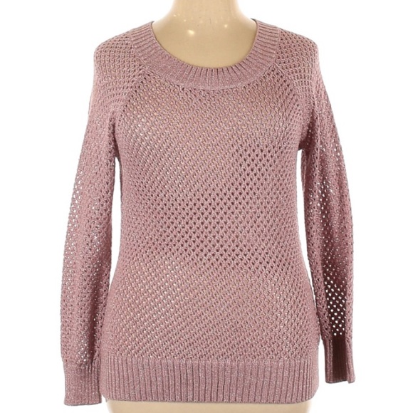 In Studio Sweater Lilac Shimmer Pink 